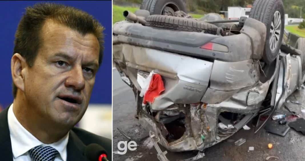 Dunga, la leyenda del fútbol brasileño, sobrevive a un accidente automovilístico impactante