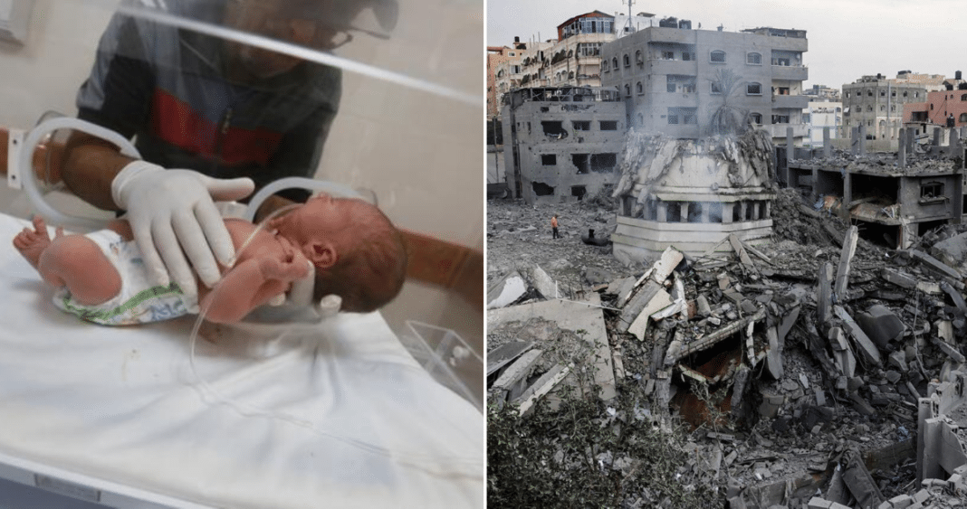 Milagro en Gaza: Médicos salvan a bebé de madre fallecida en bombardeo