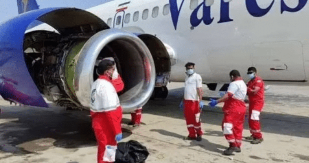 Tragedia Mortal en Irán: Mecánico Succionado por Motor de Avión Durante Revisión