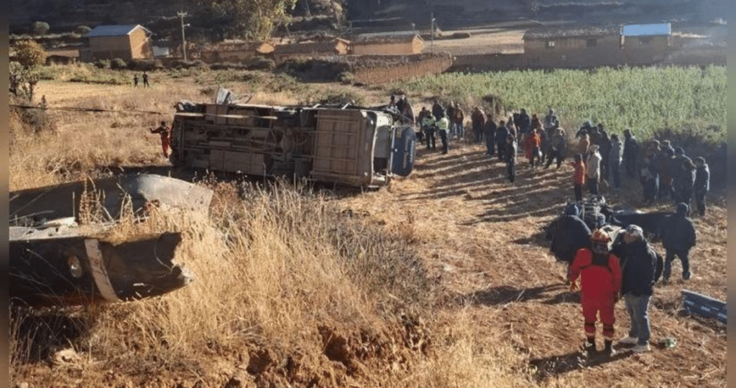Tragedia en los Andes: Accidente de bus en Perú deja al menos 9 muertos
