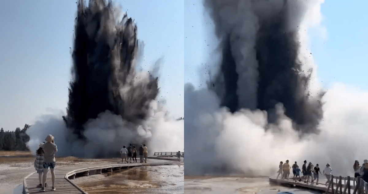Yellowstone Erupts: Dramatic Hydrothermal Explosion Shakes Iconic National Park