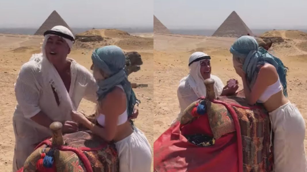 ¡El Baile del Amor! Bruno Zaretti y Sofía Bascuñán Dicen 'Sí, Quiero' en una Romántica Propuesta en Egipto