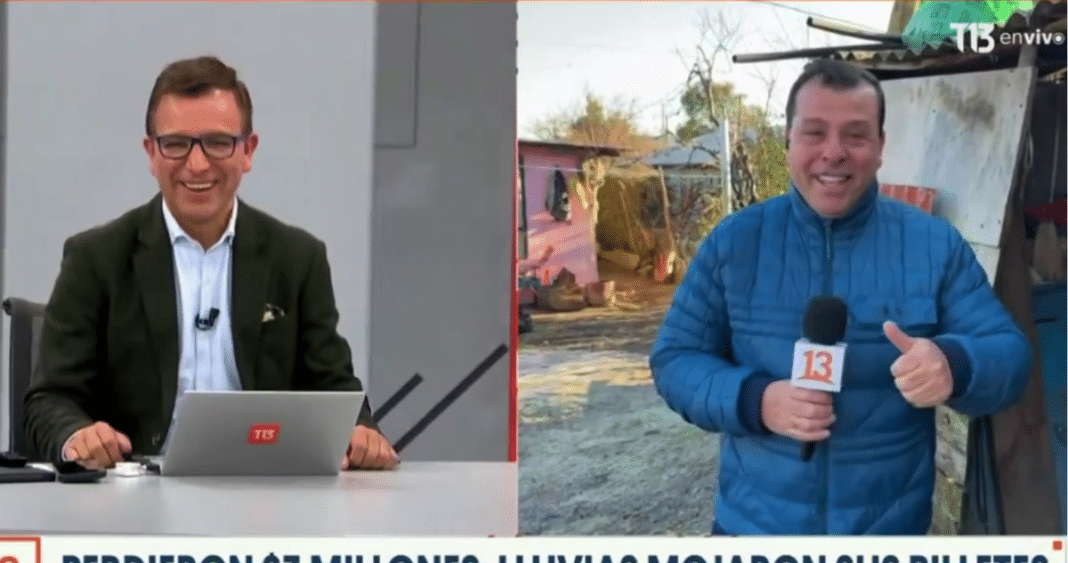 ¡Periodista de Canal 13 se convierte en la voz de las ardillas por el frío! Risas y sorpresa en vivo