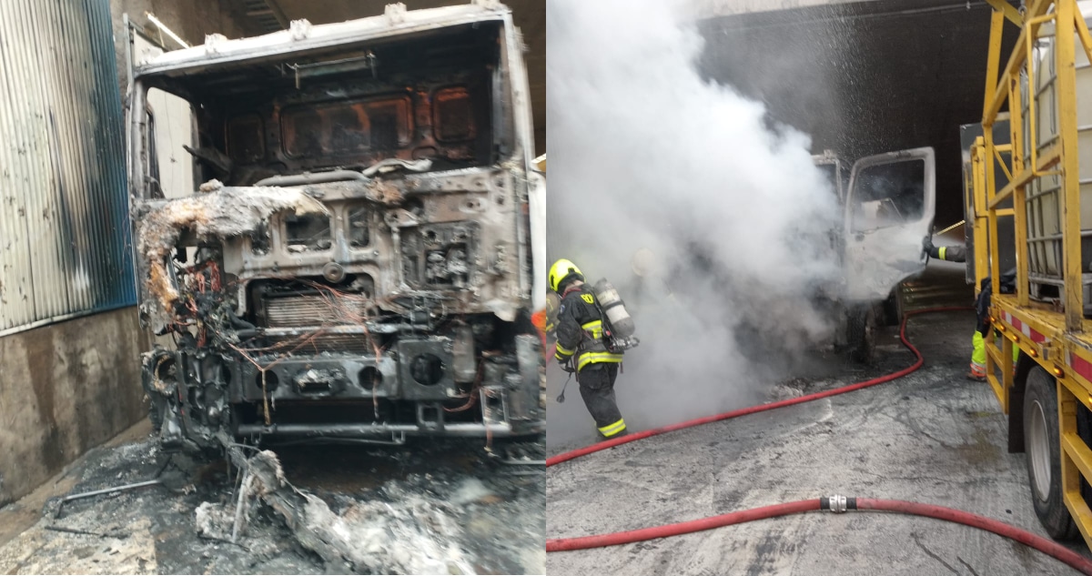 ¡Impactante incendio de camión en el túnel de la Autopista Costanera Norte en Vitacura!