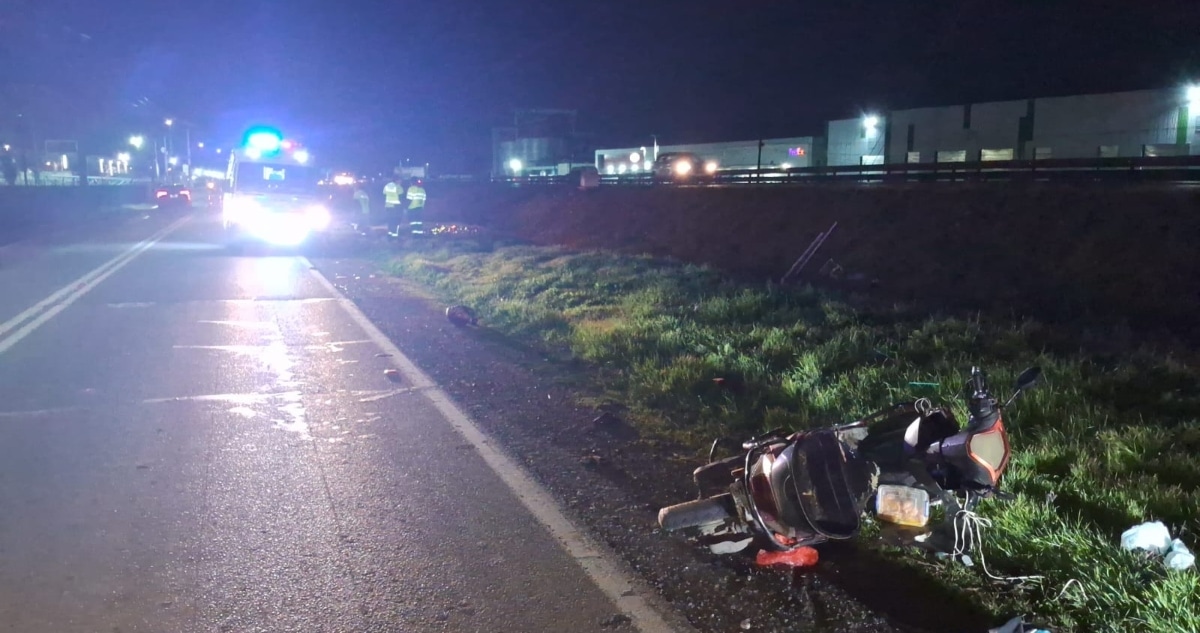 Trágica Colisión en Talca: Motociclista Pierde la Vida al Ser Arrollado Mientras Empujaba su Vehículo