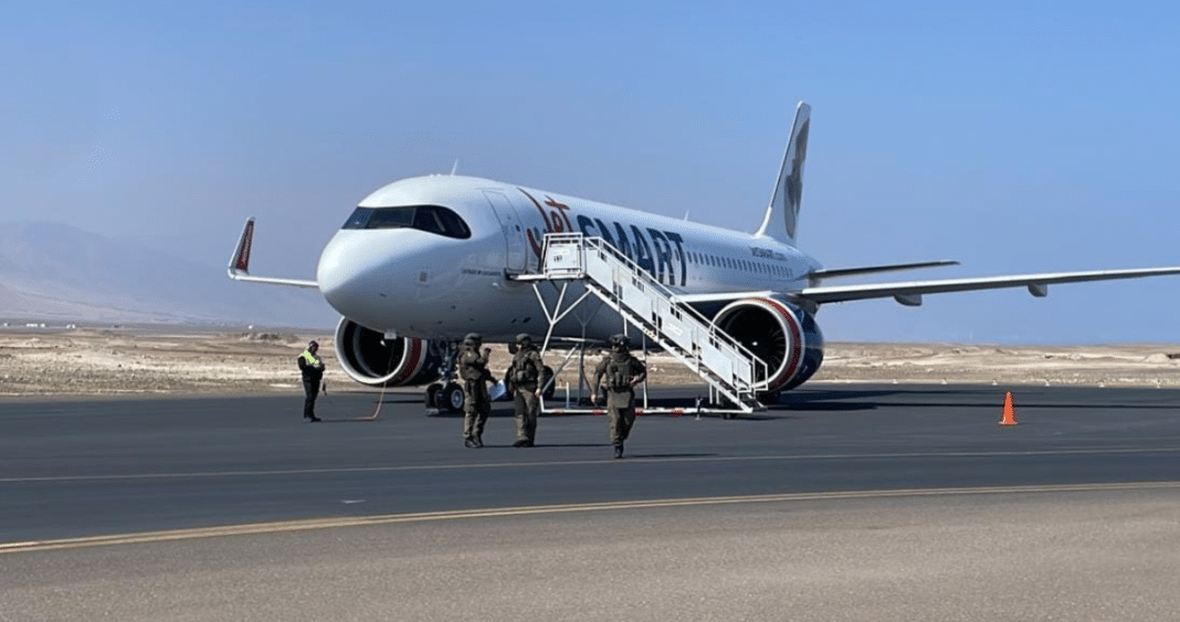 ¡Alerta de bomba en vuelo de JetSmart! Aeropuerto de Antofagasta en máxima seguridad