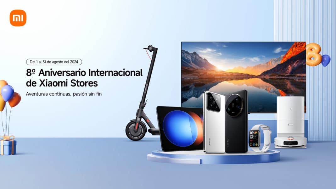 ¡Celebra con Xiaomi! Octavo Aniversario de Tiendas en Chile con Premios Sorpresa