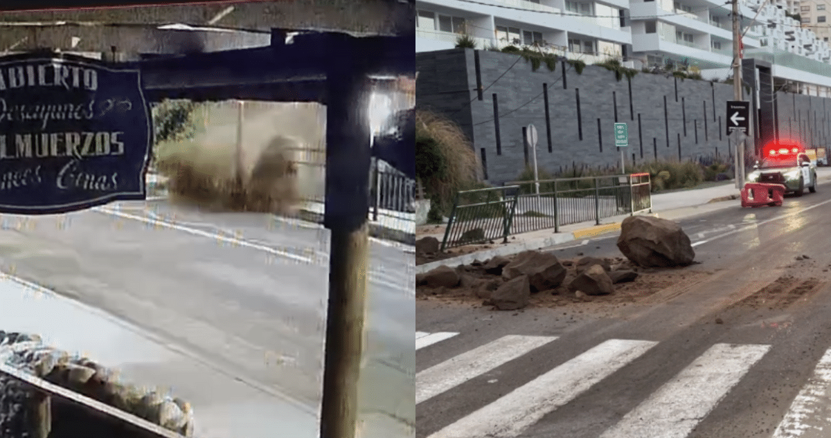 ¡Impactante Desprendimiento de Rocas en Viña del Mar! Municipio Toma Acción Urgente