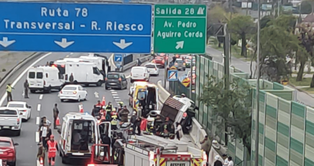 ¡Accidente Inesperado Involucra a Hinchas de Colo Colo Camino al Aeropuerto!