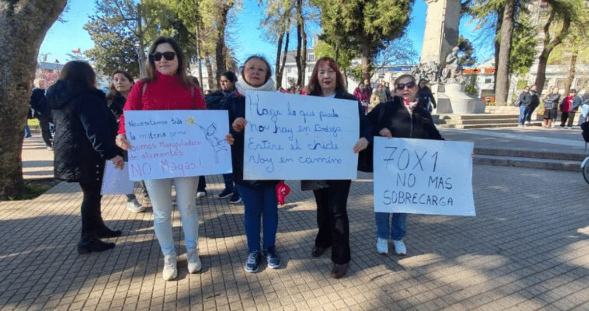 ¡Manipuladoras de Alimentos de Ñuble Luchan por Mejores Condiciones Laborales!