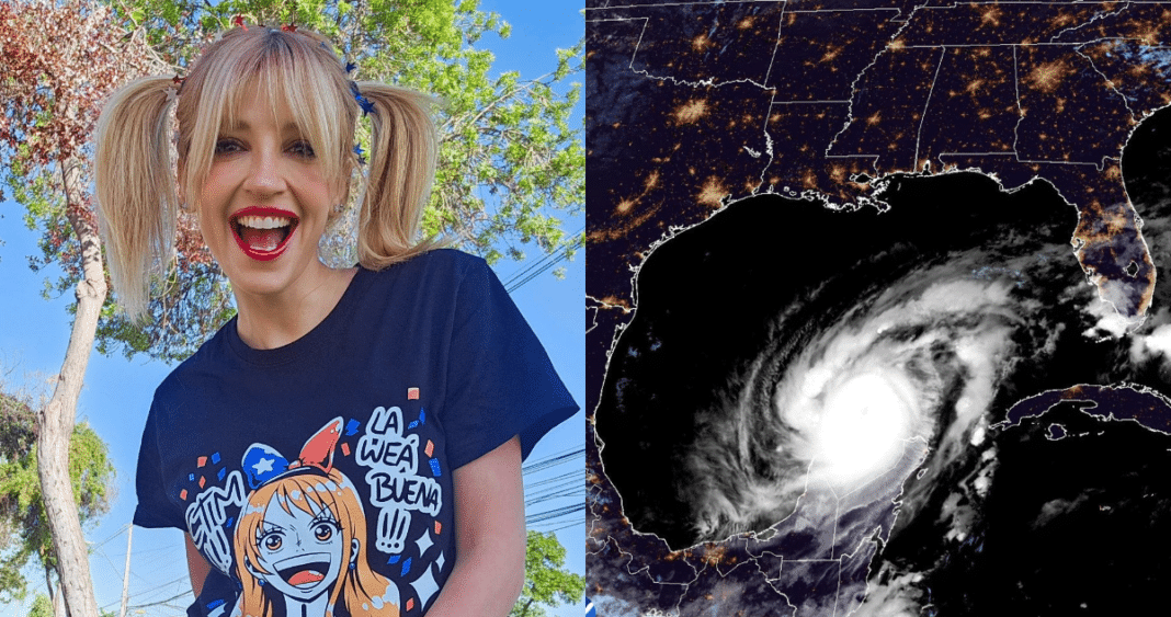 Lorena Miki Enfrenta el Devastador Huracán Milton en Florida: Una Lucha por la Supervivencia