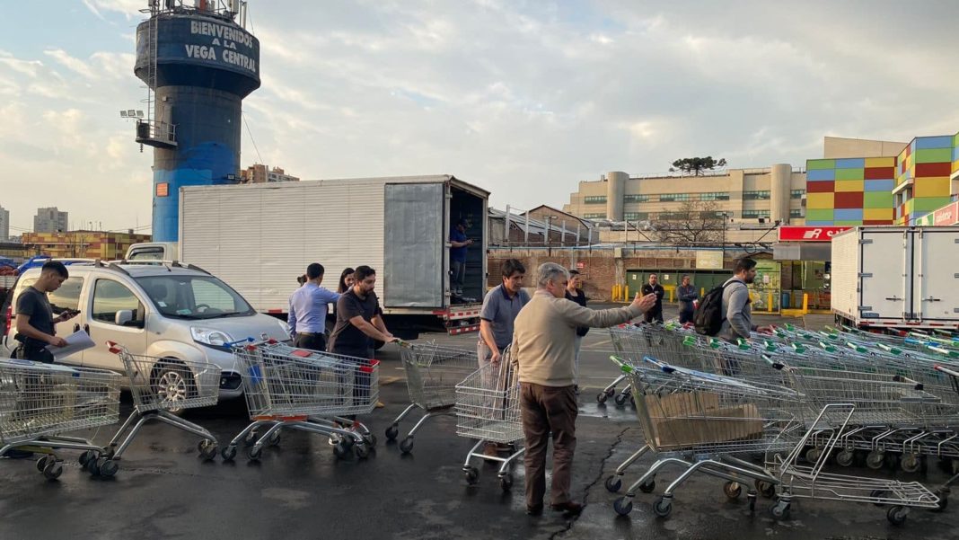 Operativo Exitoso: Recuperan Cientos de Carritos de Supermercado Robados en la Vega Central