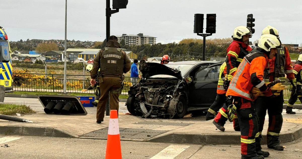 Trágico Accidente en Puerto Montt: Conductor Pierde la Vida en Impactante Colisión