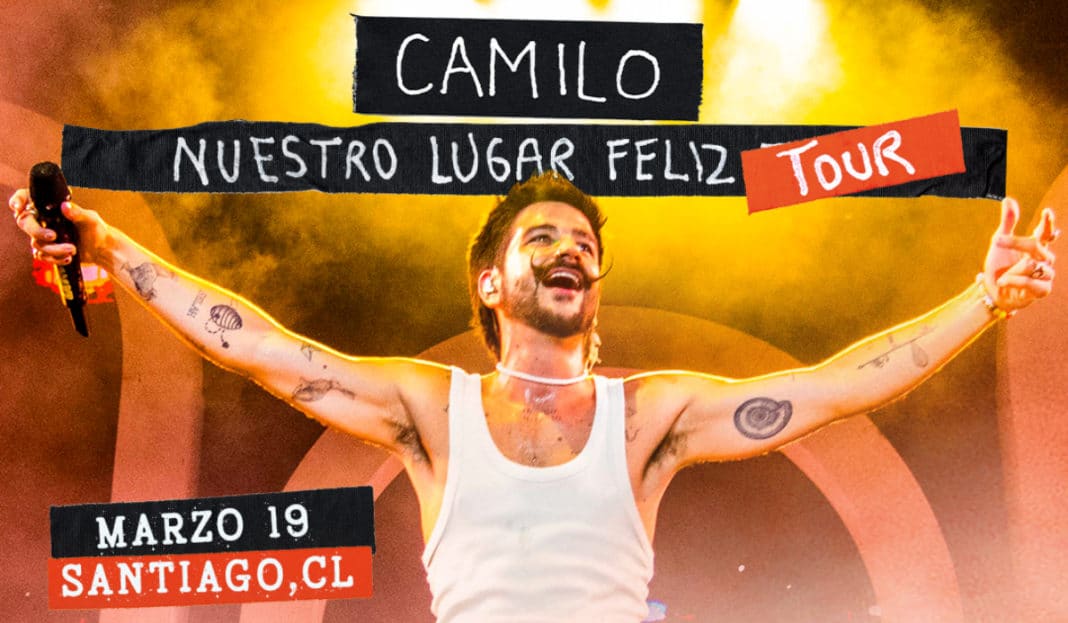 ¡Camilo Regresa a Chile con su Gira 'Un Lugar Feliz Tour'! Entérate Cuándo Salen a la Venta las Entradas