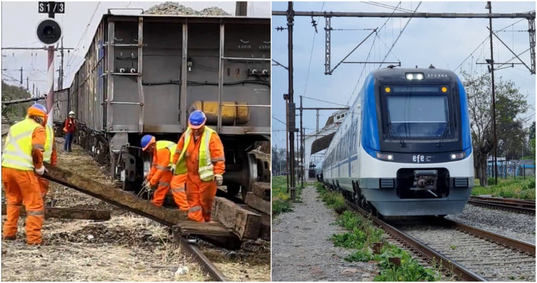 ¡Descarrilamiento en Paine Interrumpe Servicio de Trenes entre Rancagua y Estación Central!