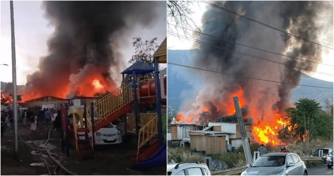 Devastador Incendio Consume 50 Hogares en el Campamento Dignidad de La Florida