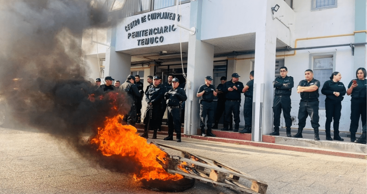 Gendarmes de Temuco Protestan: Barricadas y Suspensión de Traslados a Tribunales