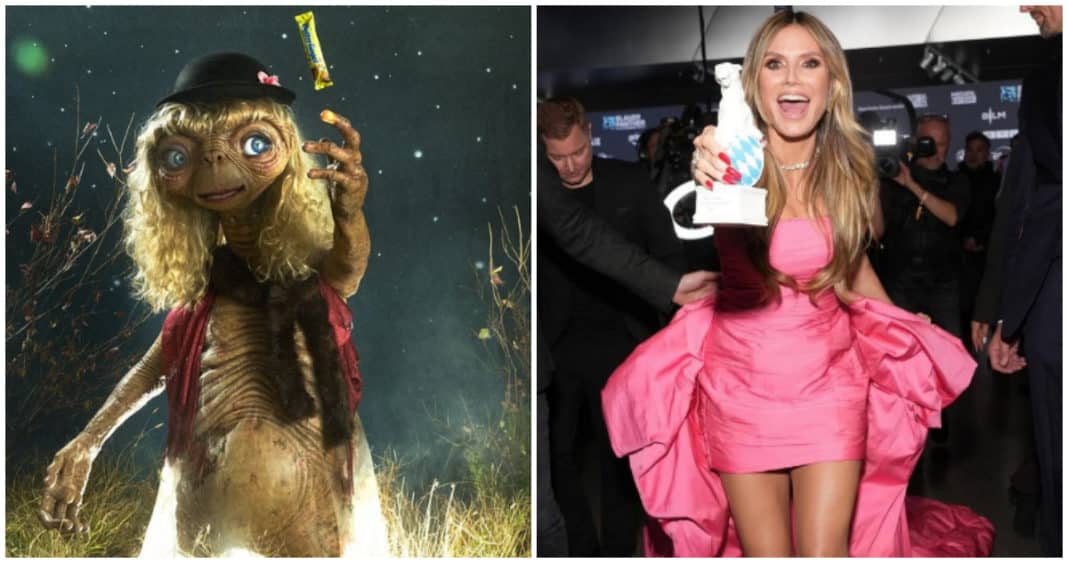 Heidi Klum se transforma en la novia de E.T. y se corona nuevamente como la reina de Halloween