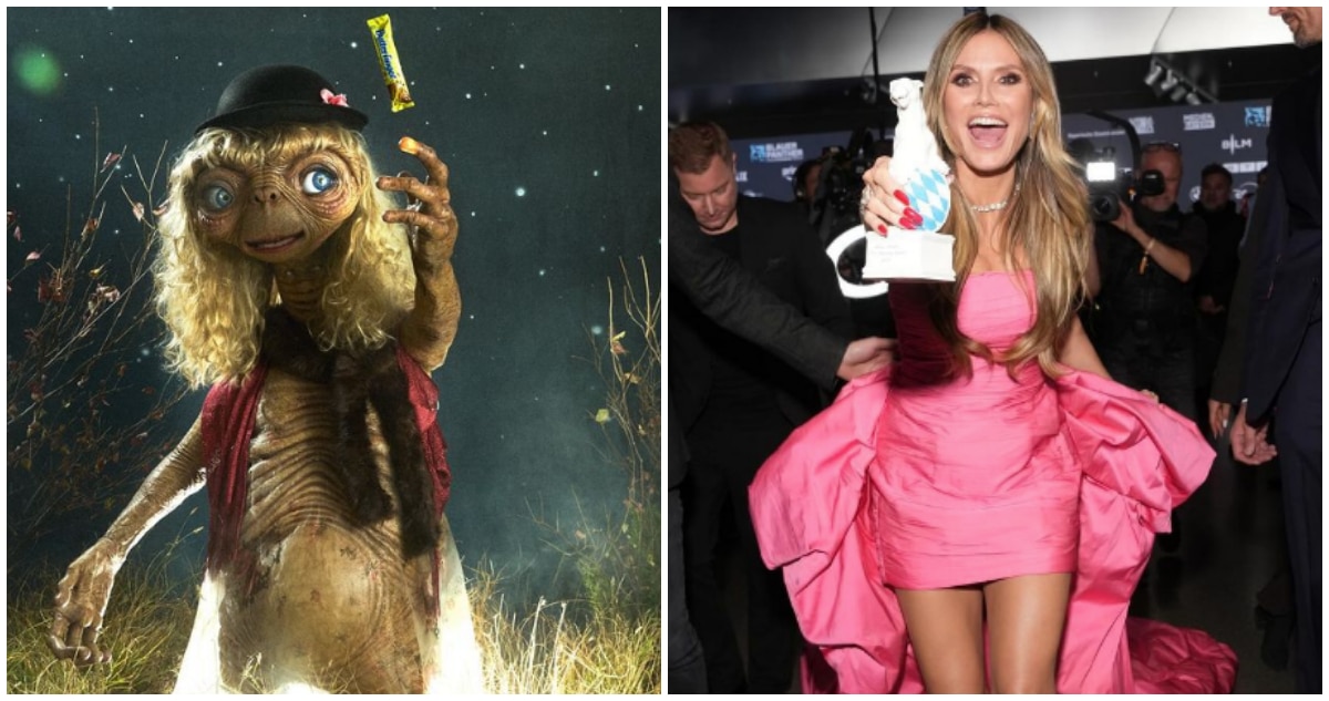 Heidi Klum se transforma en la novia de E.T. y se corona nuevamente como la reina de Halloween