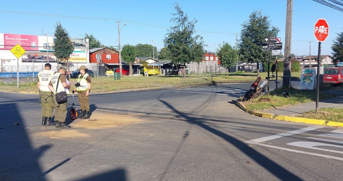 Accidente Vial Trágico: Motociclista Pierde Pierna en Colisión en Osorno