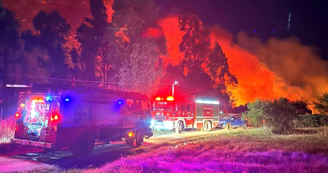 Emergencia en Maule: Alerta Roja por Peligroso Incendio Forestal