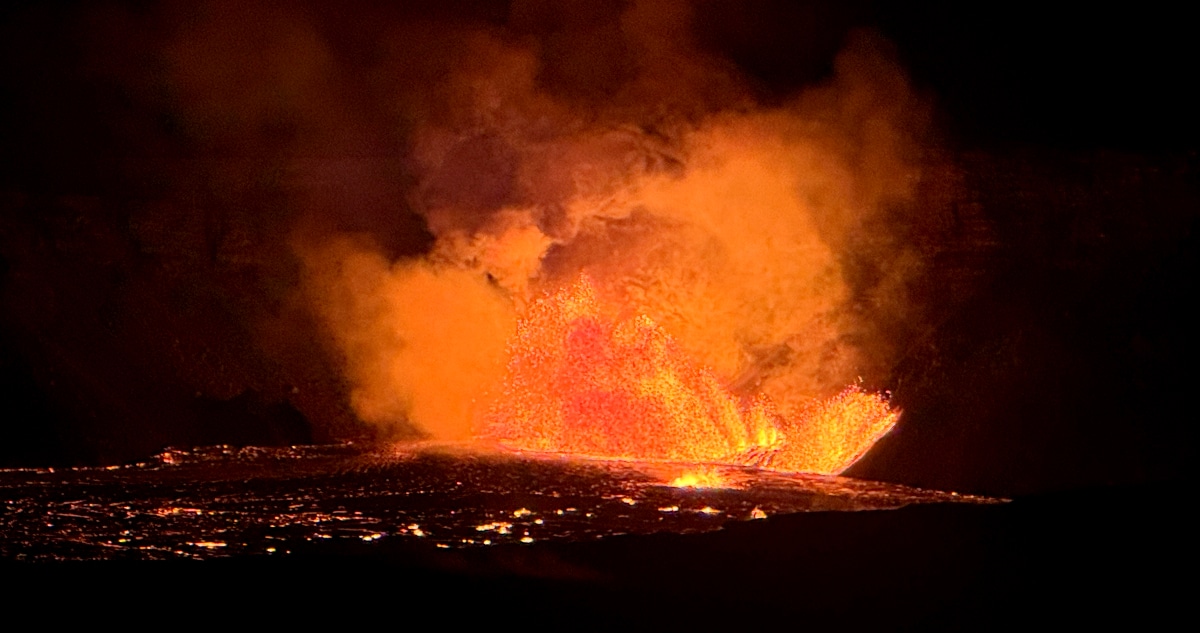 Erupción Imponente del Volcán Kilauea: Fuentes de Lava Alcanzan Alturas Asombrosas