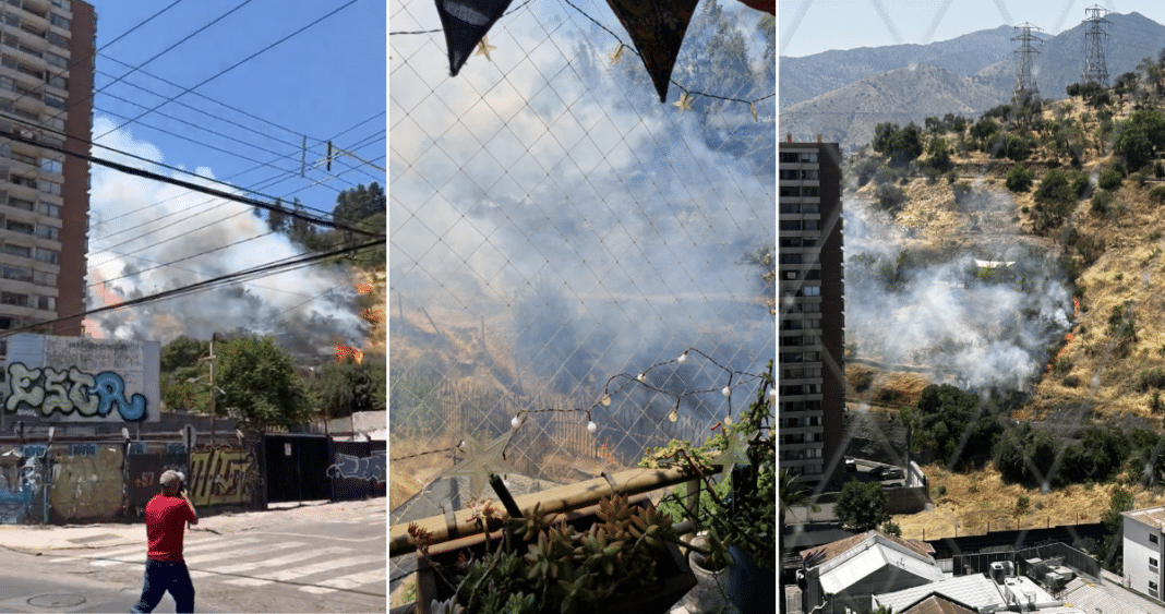 Incendio en el Cerro San Cristóbal: Combate Intenso para Proteger a los Residentes