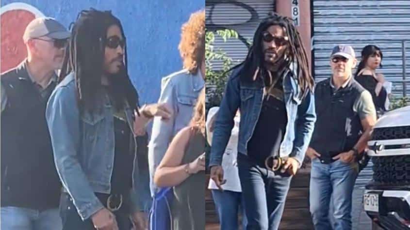 Lenny Kravitz Explora Barrio Italia Antes de Su Gira por Chile