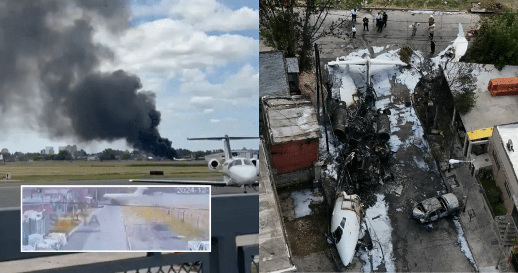 Tragedia Aérea en Argentina: Avión Privado se Estrella Contra Casa Dejando 2 Muertos