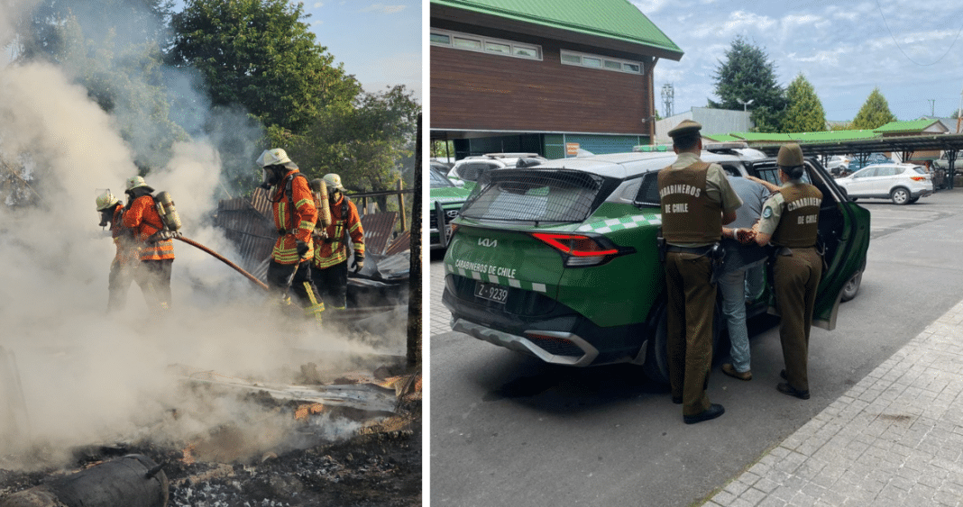 Trágica Tragedia en Villarrica: Hombre Asesina a Suegra, Ataca a Esposa y Prende Fuego a Vivienda