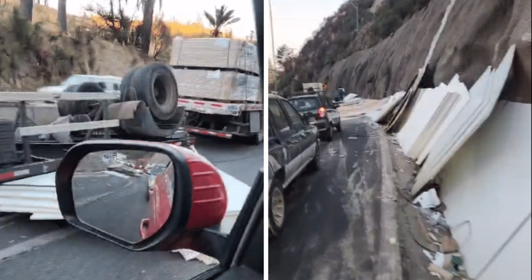 Vuelco de Carga en Ruta Las Palmas: Desafío Logístico y Respuesta Comunitaria