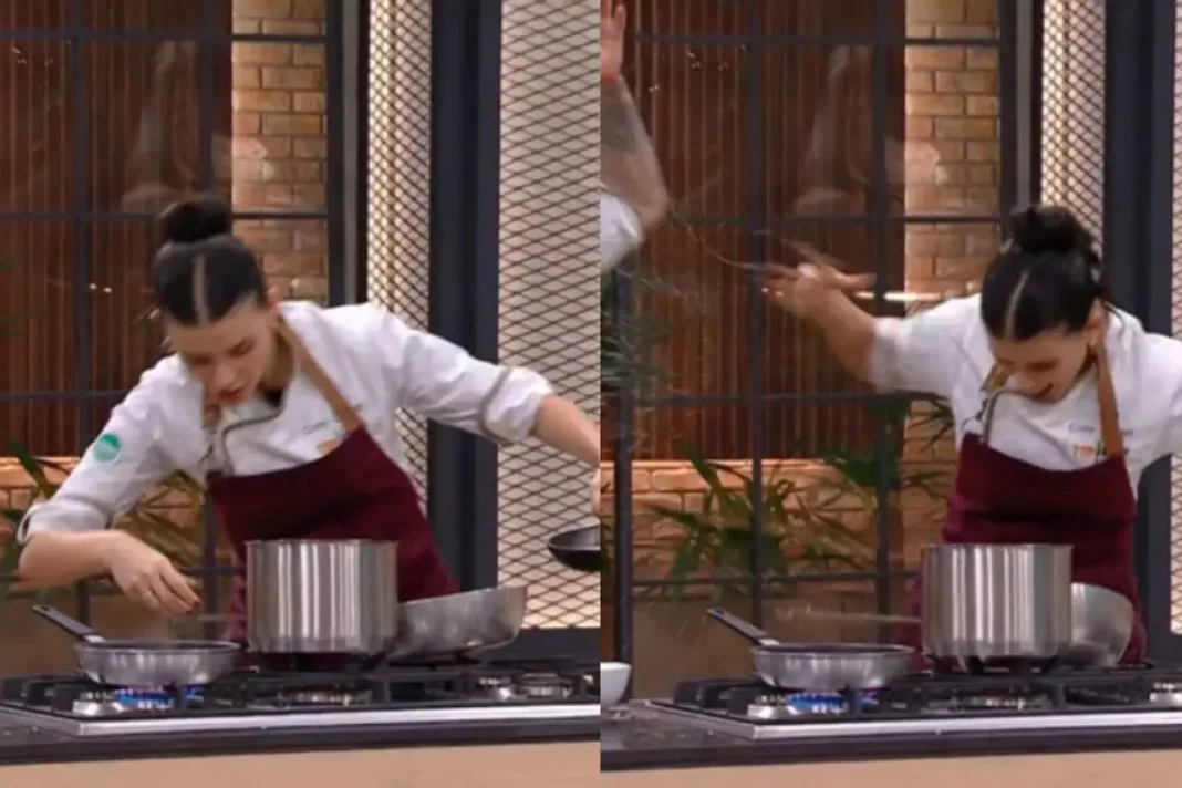 ¡Accidente en la cocina de «Top Chef Vip»! Cony Capelli se quema con aceite hirviendo