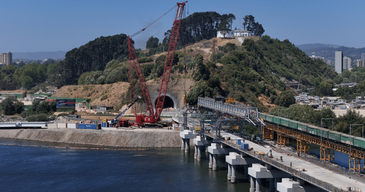 Conectando Concepción: El Nuevo Puente Ferroviario y el Túnel del Cerro Chepe