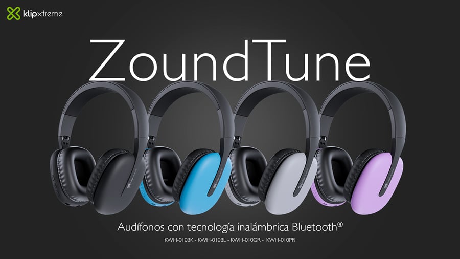 Los Audífonos ZoundTune de Klip Xtreme: Sonido Potente y Conectividad Inalámbrica