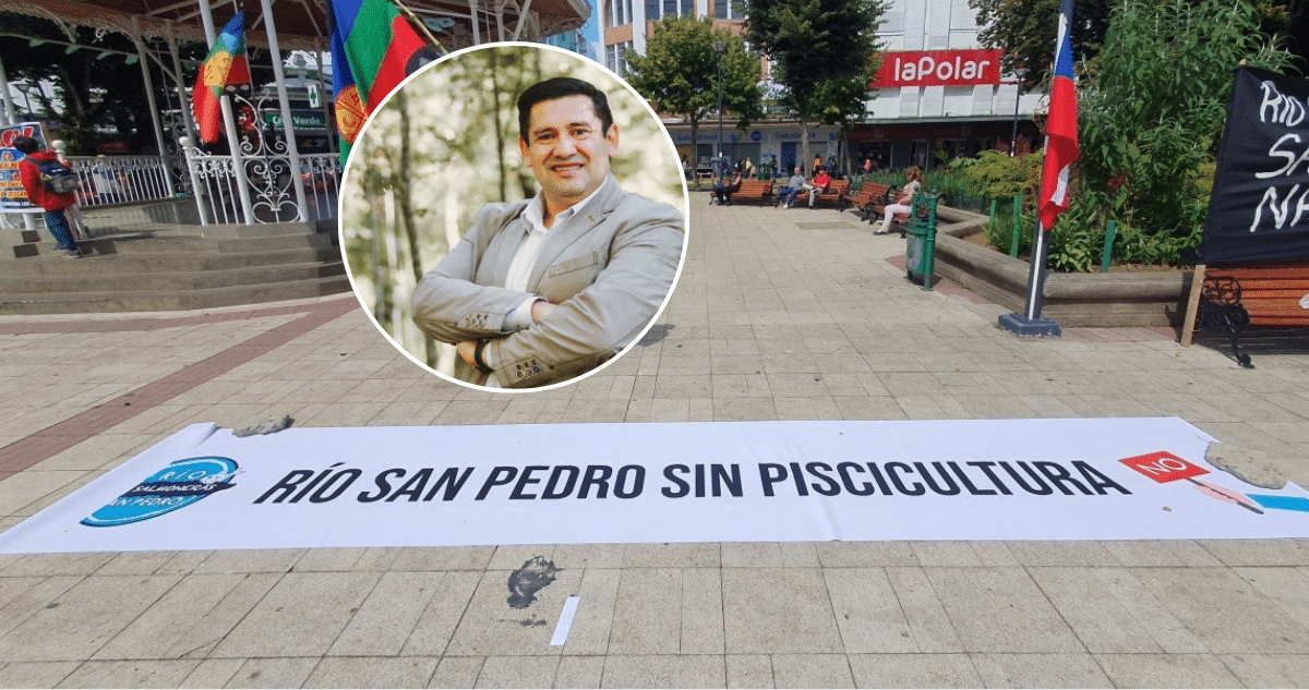 Alcalde de Los Lagos Lidera Oposición a Piscicultura en Río San Pedro