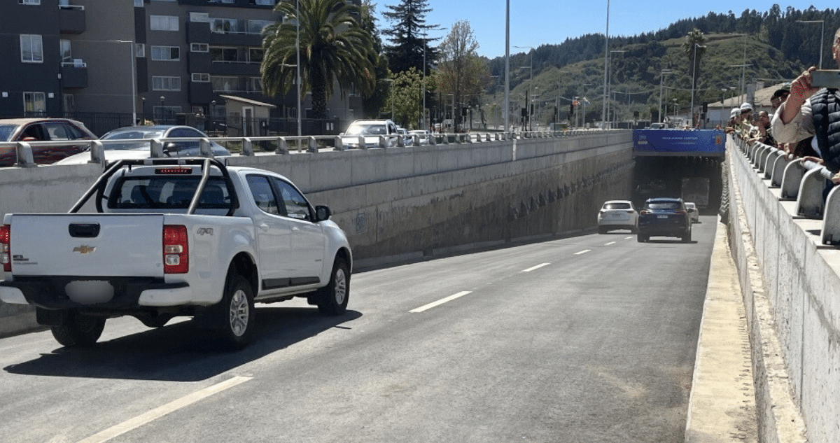 Concepción Conectada: Apertura del Paso Bajo Nivel Los Carrera Tras 2 Años de Obras