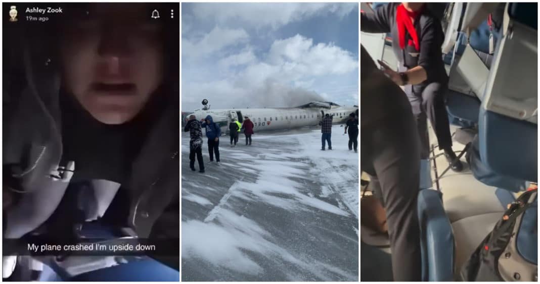 Dramático aterrizaje forzoso: Pasajeros relatan el accidente del vuelo 4819 de Delta en Toronto