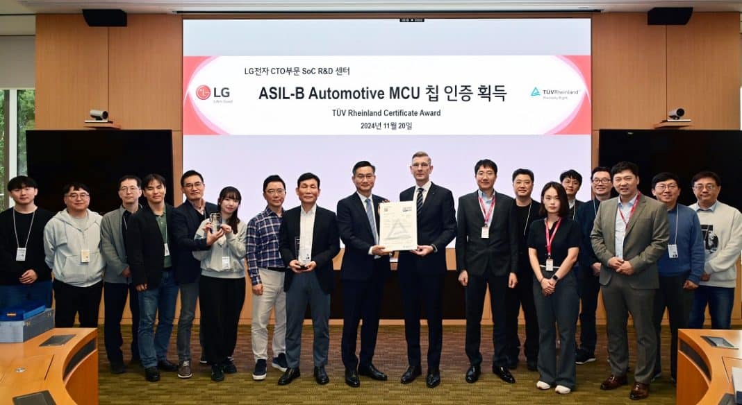 LG Lidera la Innovación Automotriz con su Primera MCU Certificada