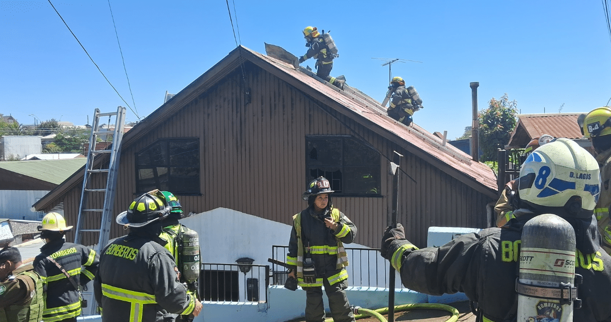 Tragedia en Concepción: Incendio Fatal Devasta Hogar en Santa Sabina