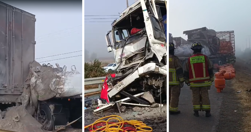 Accidente Múltiple en Ruta 5 Sur: 19 Vehículos Involucrados en Ercilla