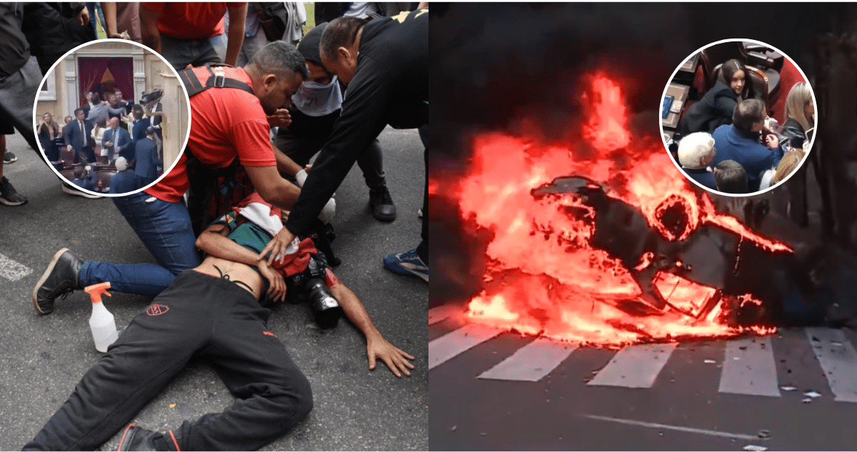 Caos en las calles de Argentina: Enfrentamientos entre manifestantes y policía sacuden al Gobierno de Milei