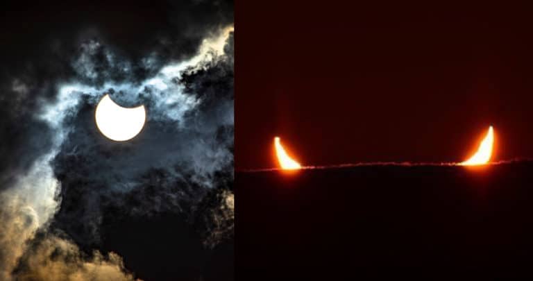El Espectáculo Celestial del 2025: Un Eclipse Solar Parcial Que Cautivó al Mundo