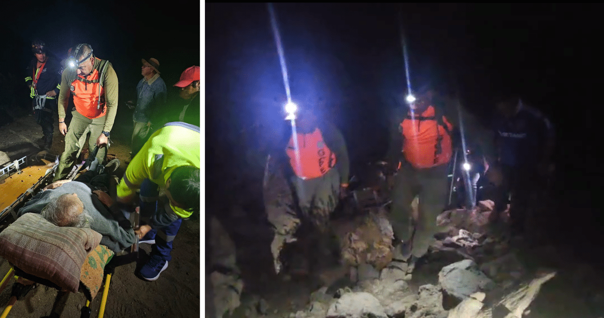 Heroico Rescate: Carabineros Salvan a Anciano Aislado 4 Días en Quebrada de Ovalle