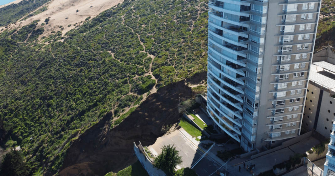 Juez Ordena Paralizar Obras de Mitigación Junto al Edificio Kandinsky en Viña del Mar