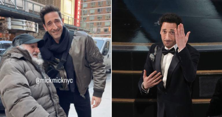 La Profecía del Vagabundo: Cómo un Indigente Predijo el Triunfo de Adrien Brody en los Óscar