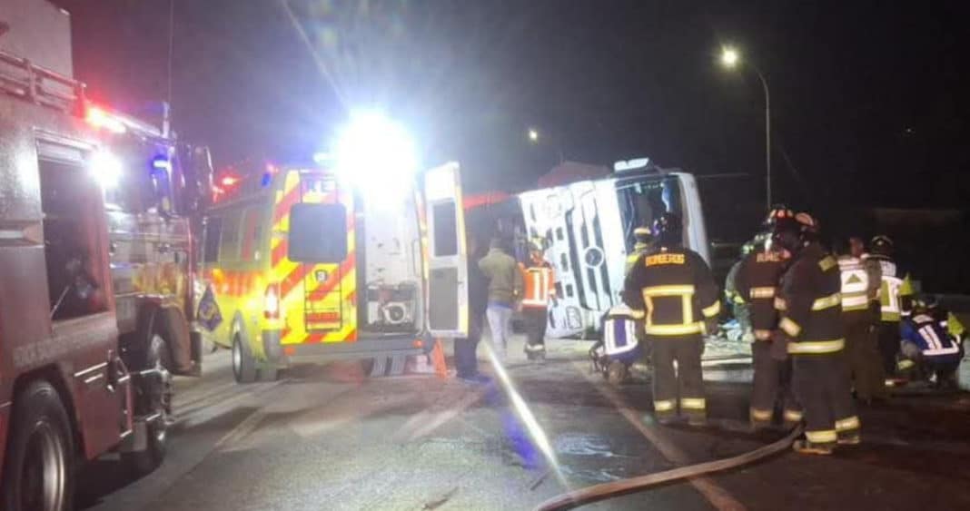 Trágico Choque Múltiple en Ruta 5 Sur: Un Fallecido y Varios Heridos