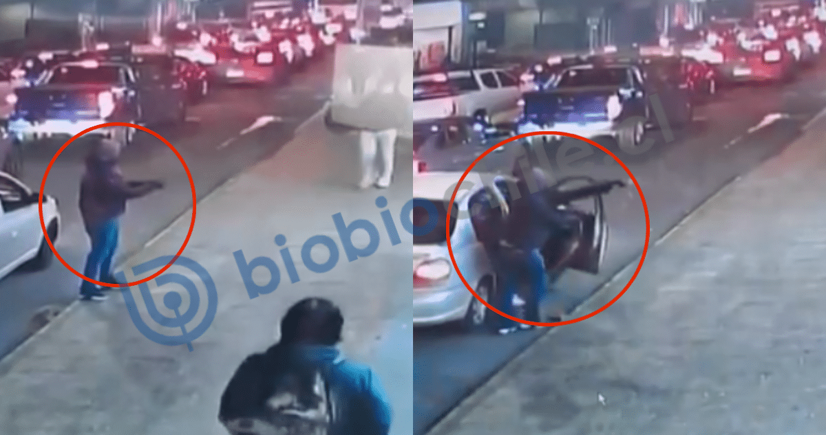 Asalto Violento en Centro Comercial Chino de Temuco: Delincuentes Disparan y Huyen en Auto