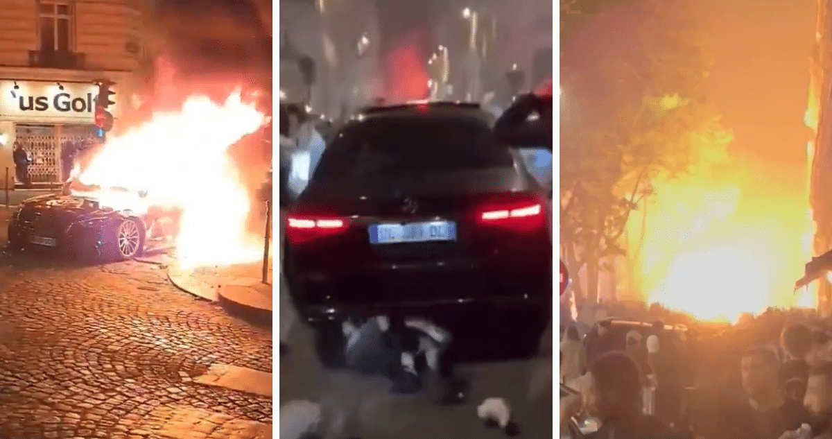Caos en las calles de París: Celebraciones del PSG en Champions League terminan en violencia y destrozos