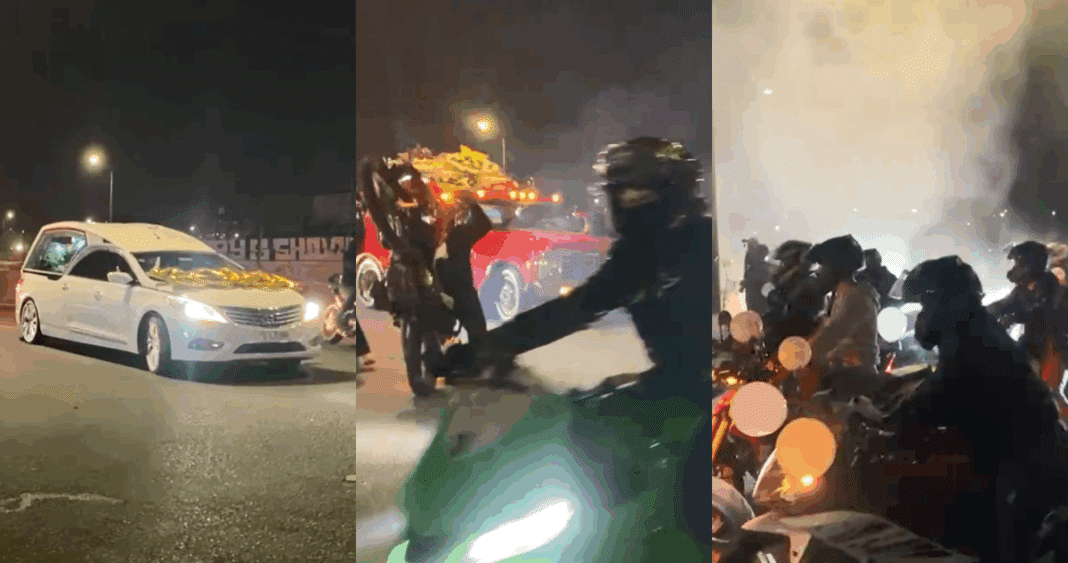 Caos y Conmoción: Masivo Cortejo Fúnebre de Motociclista Baleado por Inspector Municipal en La Reina