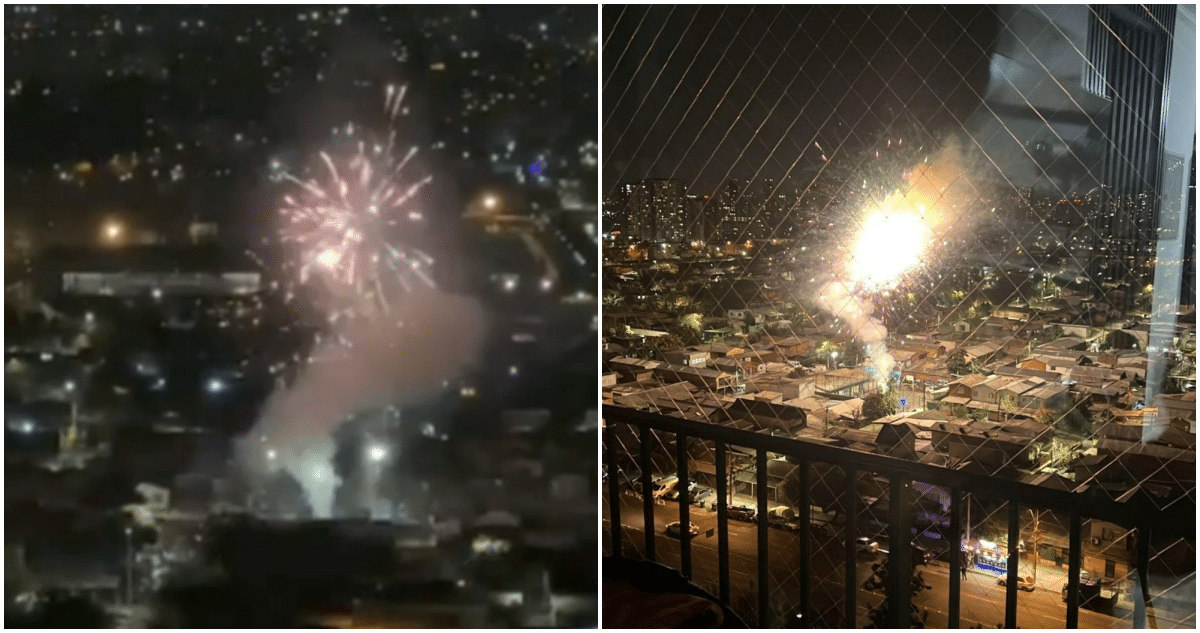 Celebración Fúnebre Marcada por Fuegos Artificiales y Disparos en Ñuñoa